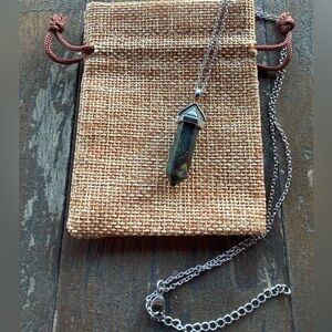 Dragon Blood Point Necklace Unisex Crystal Necklace Leo Gift